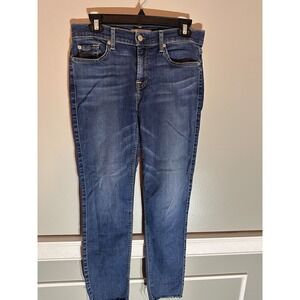7 For All Mankind Jeans Roxanne Ankle Size 27‎ Euc